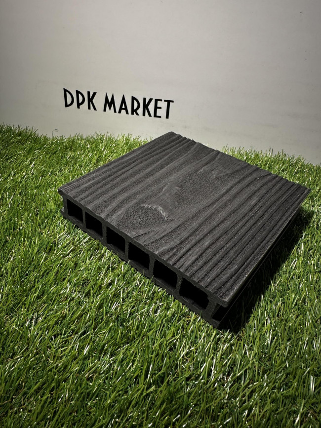 Террасная доска из ДПК Polywood Duo 3-D Серый 